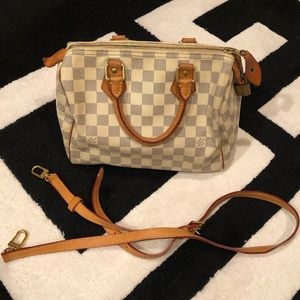 Authentic Louis Vuitton Speedy25 + Long Strap